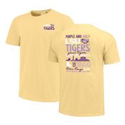 LSU School Elements Stack Comfort Colors Tee